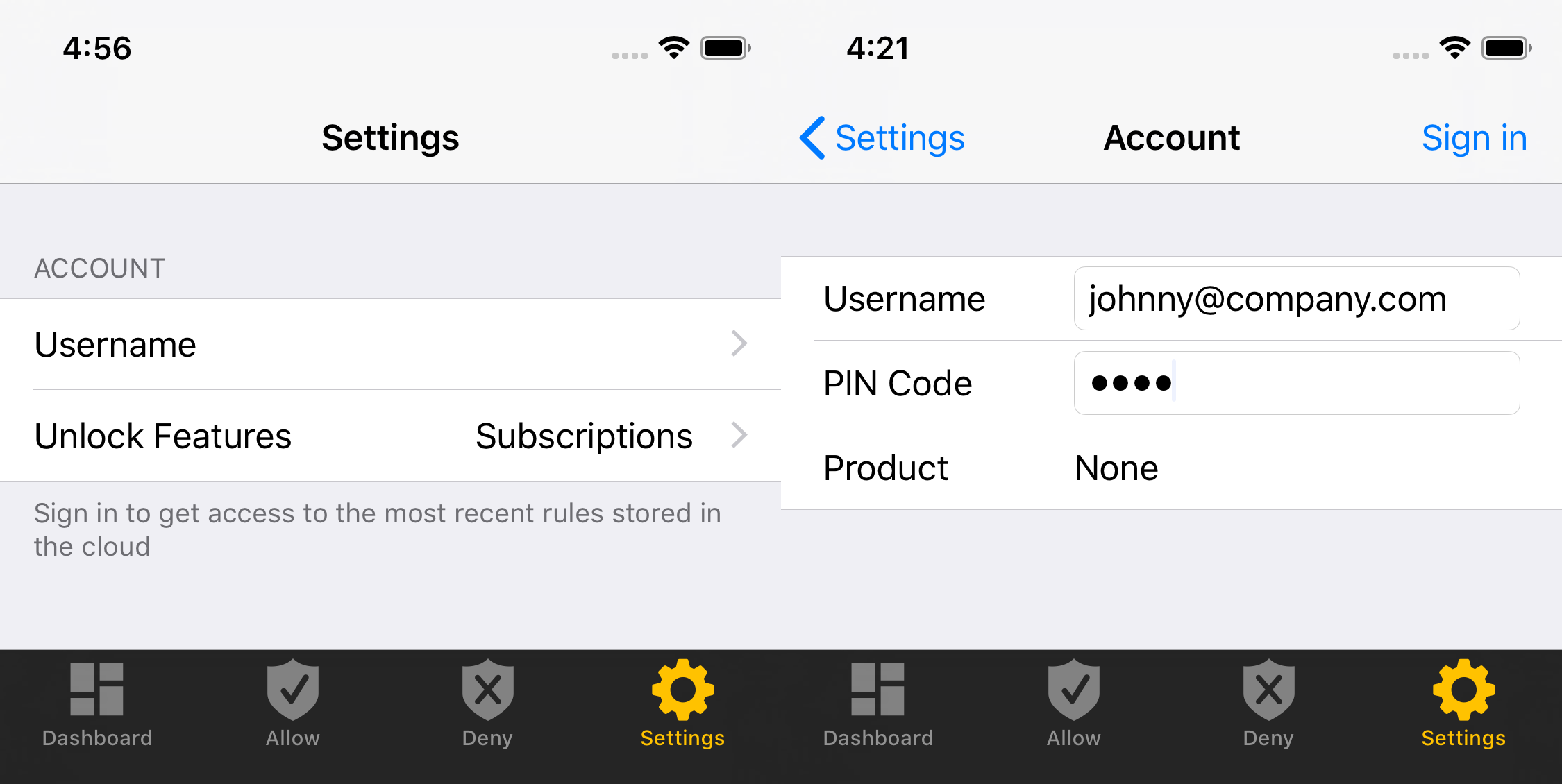 iOS License Key Activation