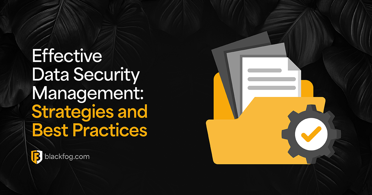 Effective Data Security Management: Strategies and Best Practices