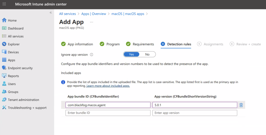 intune detection rules
