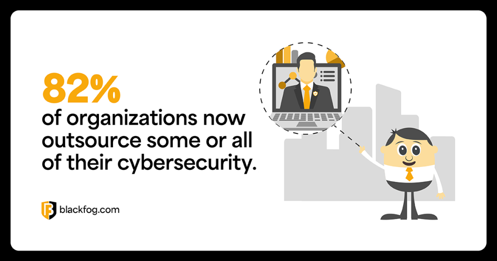 BF 82% of organizations now outsource some or all of their cybersecurityCISO_Mid Banner 82% of organizations now outsource some or all of their cybersecurity