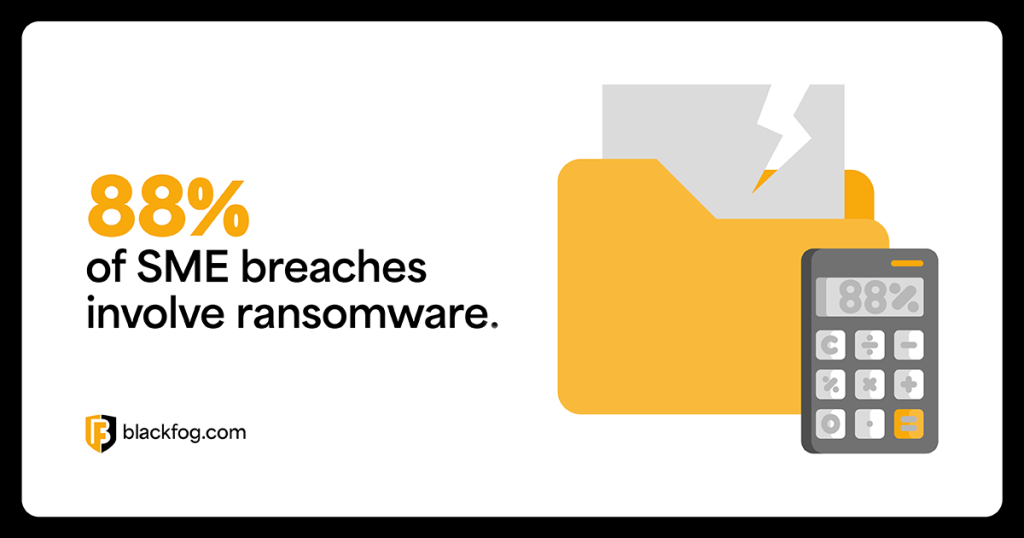 BF 88% of SME breaches involve ransomwareCost_Mid Banner 88% of SME breaches involve ransomware