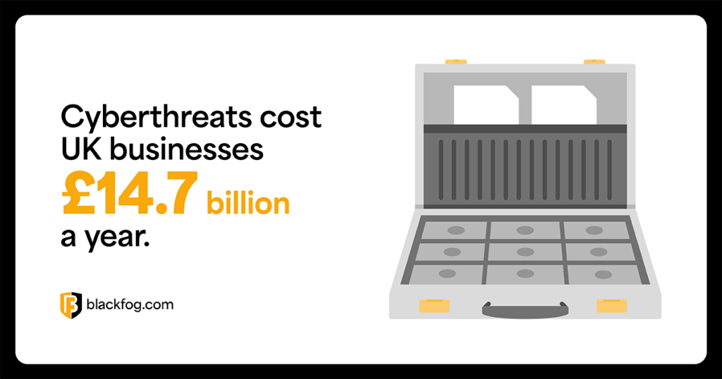 Cyberthreats cost UK businesses £14.7 billion a year Cyberthreats cost UK businesses £14.7 billion a year