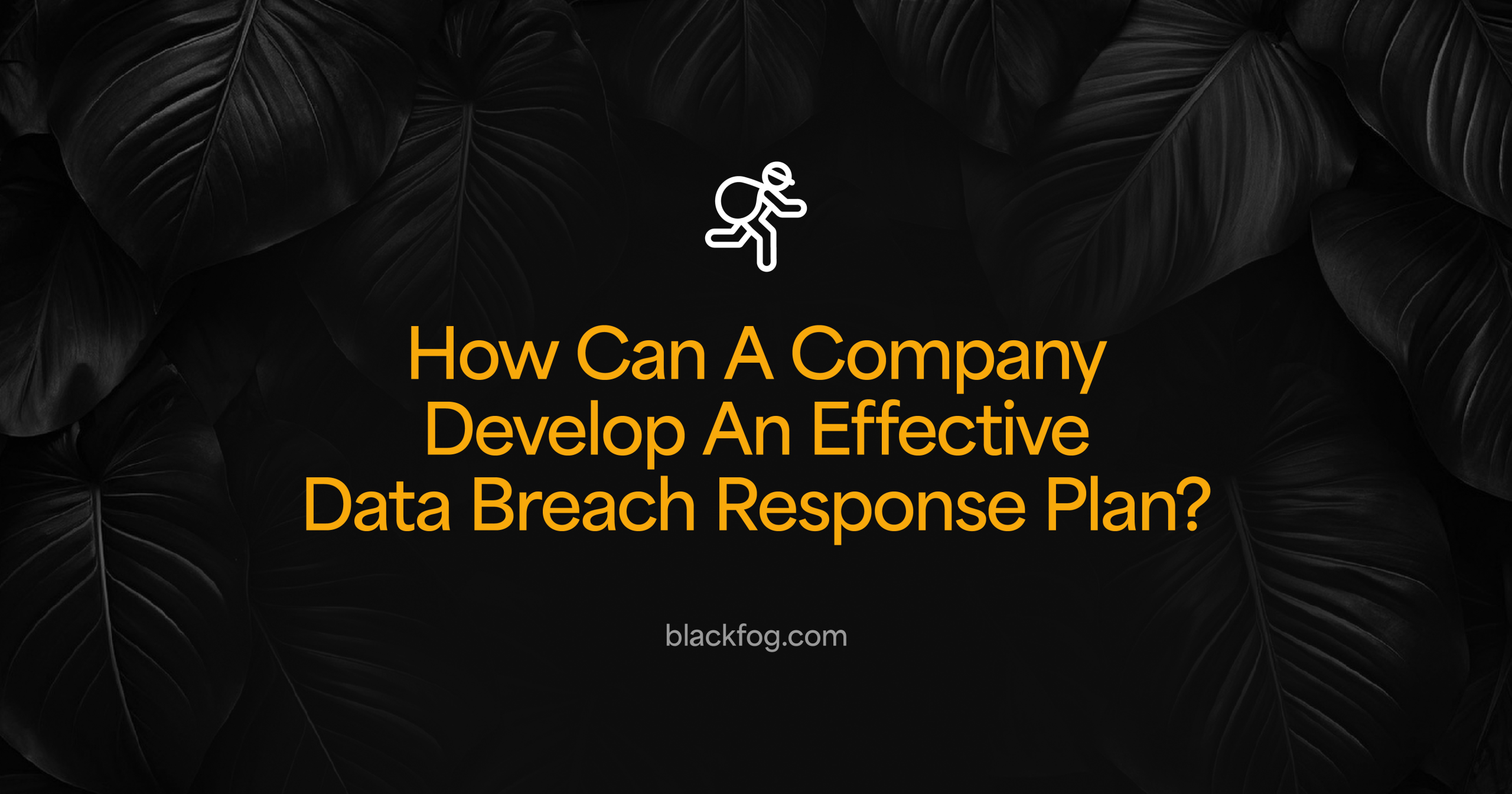 How Can A Company Develop An Effective Data Breach Response Plan?