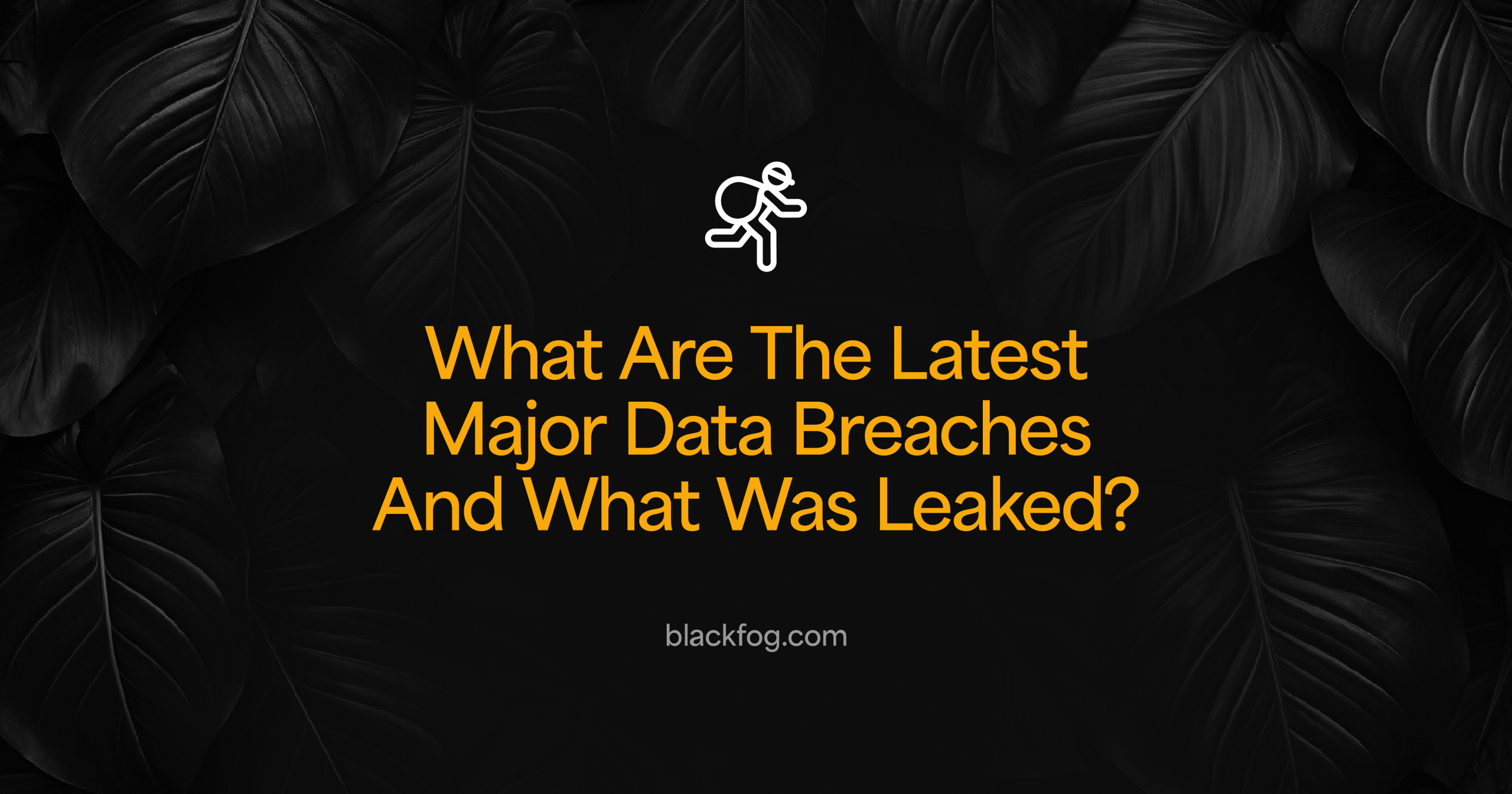What Are The Latest Major Data Breaches And What Was Leaked?
