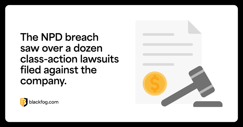 The NPD breach saw over a dozen class-action lawsuits filed against the company The NPD breach saw over a dozen class-action lawsuits filed against the company