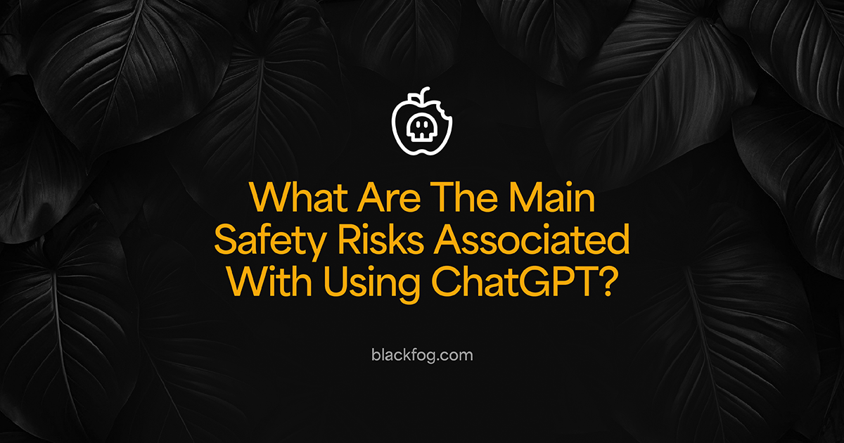 What Are The Main Safety Risks Associated With Using ChatGPT?
