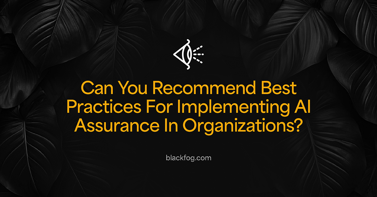 What Are Recommended Best Practices For Implementing AI Assurance In Organizations?
